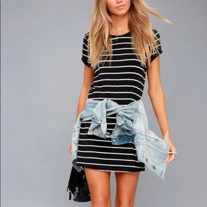 Stripped T-Shirt Dress